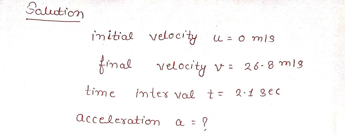 Physics homework question answer, step 1, image 1